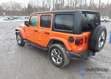 2018 Jeep Wrangler Unlimited Sahara 4X4 из США, поврежденный, VIN 1C4HJXEG4JW174635